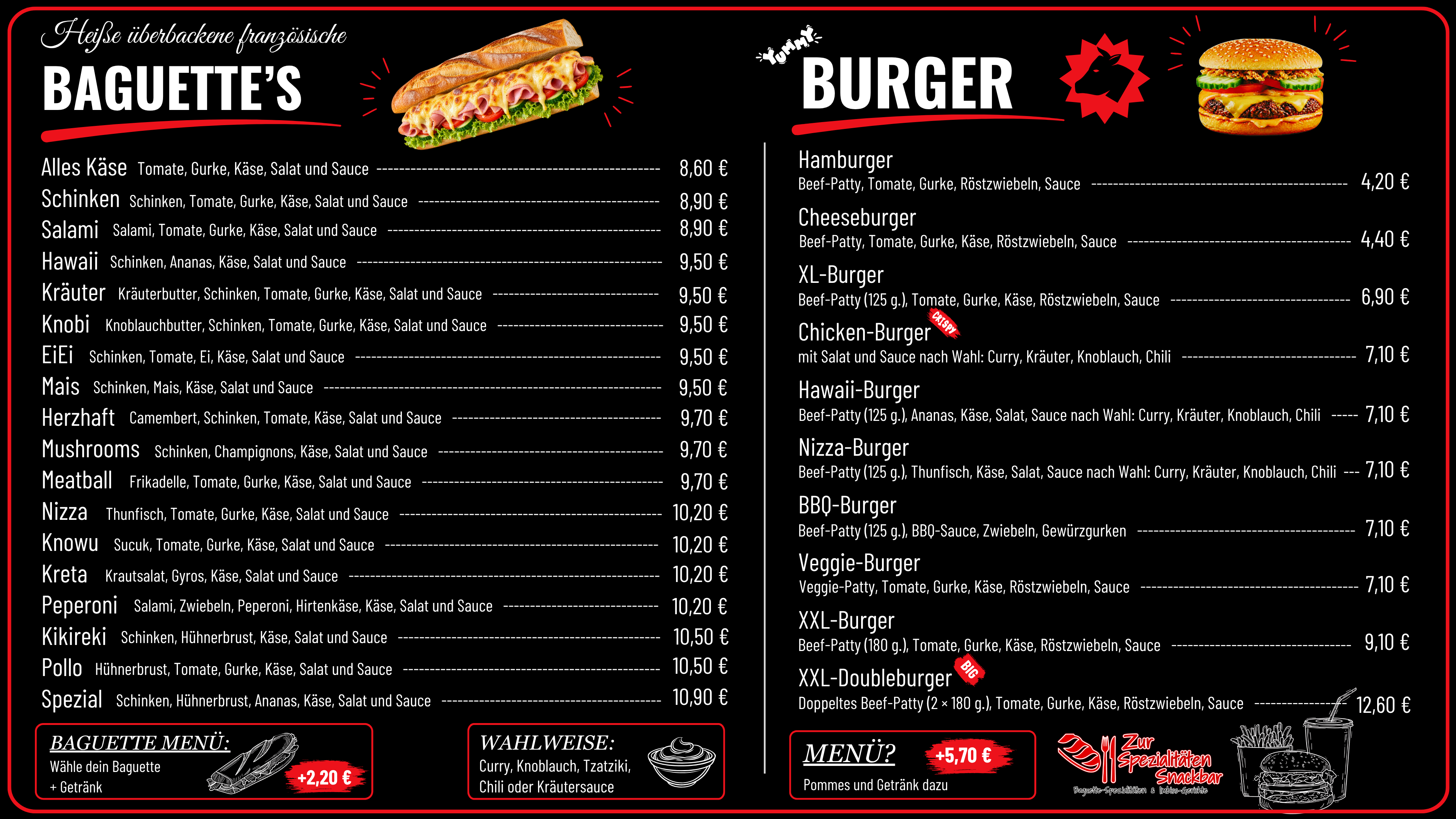 Baguettes & Burger